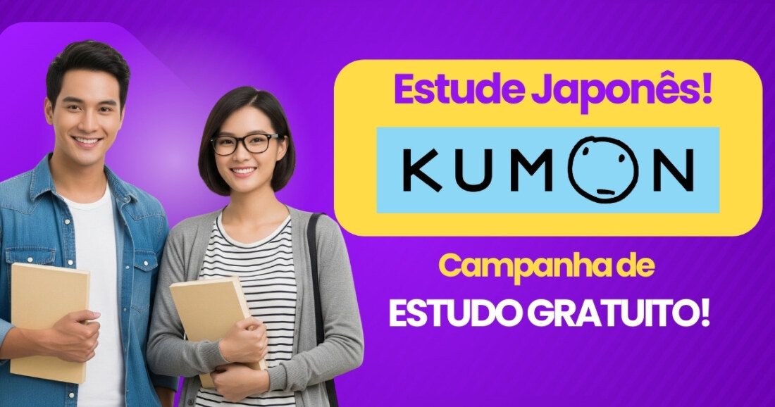 Aprenda japonês gratuitamente com a campanha do Kumon