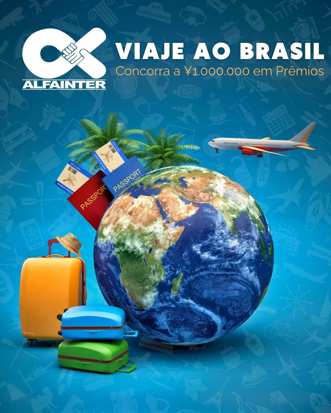 Alfainter: aproveite suas férias de fim de ano no Brasil e concorra a ¥1.000.000 em prêmios